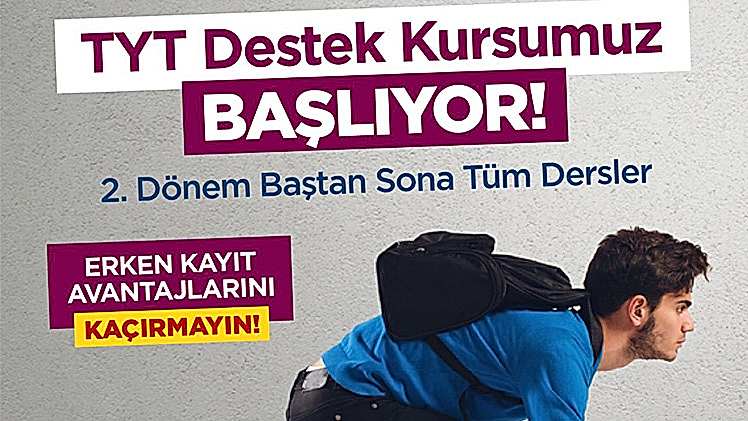 Adana’da TYT Destek Kursu Başlıyor!