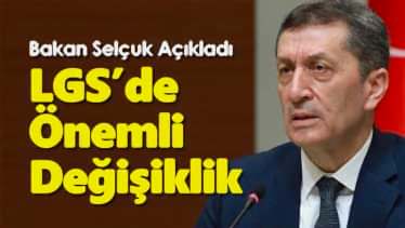 LGS’de Bu Seneye Has Önemli Değişiklik!